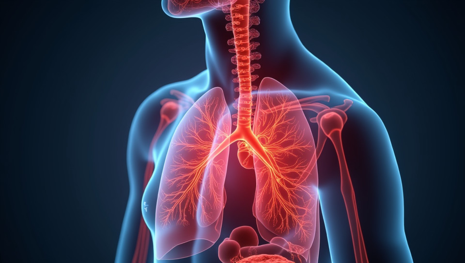 Tension reduces lung movement