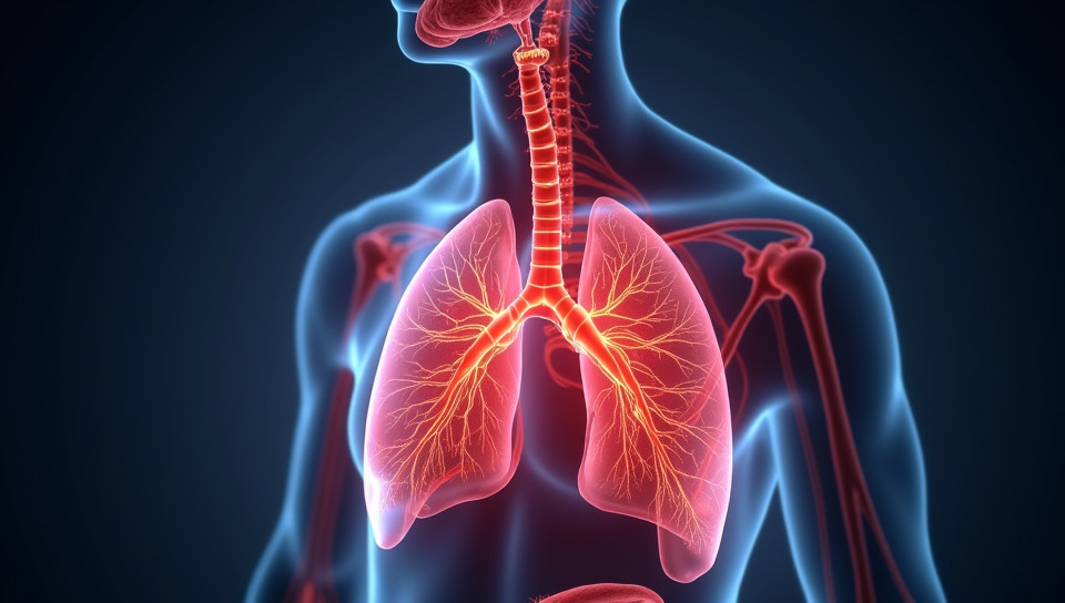 Reduced lung movement causes minimal air release sounds