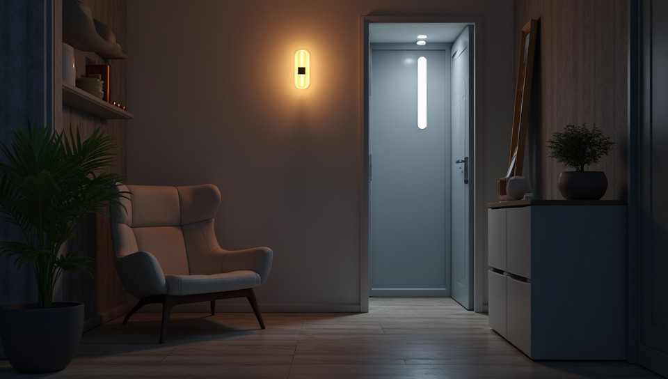 Smart lights automatically turn on when occupants enter