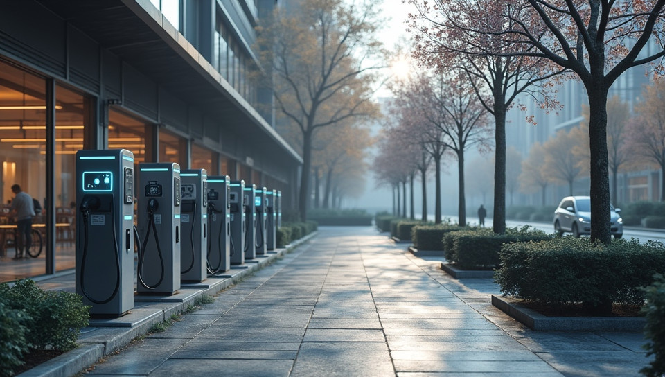 Indoor charging stations are commonly used in urban areas