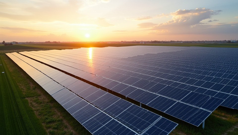 Large-scale solar farms provide clean electricity to communities nationwide