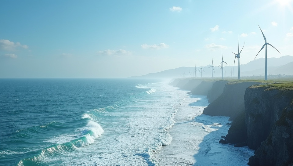 Ocean tides provide a consistent source of renewable energy