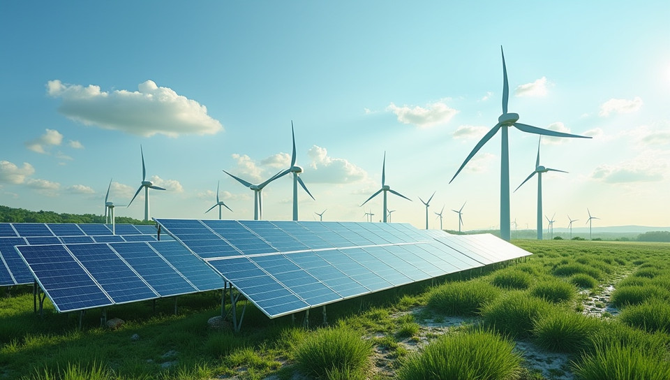 Solar and wind energies are key drivers of the green economy