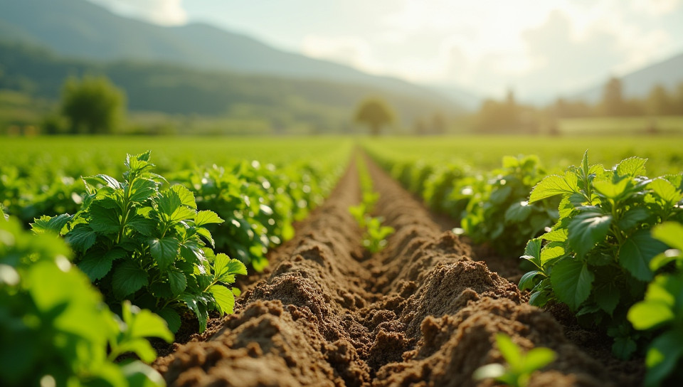 Sustainable farming practices reduce carbon footprint of food