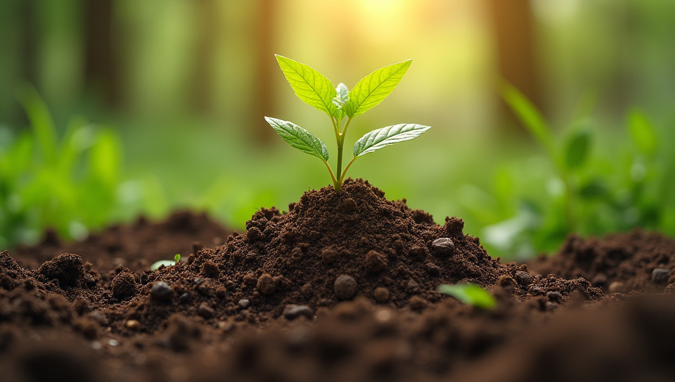 Compostable materials help maintain soil fertility always naturally