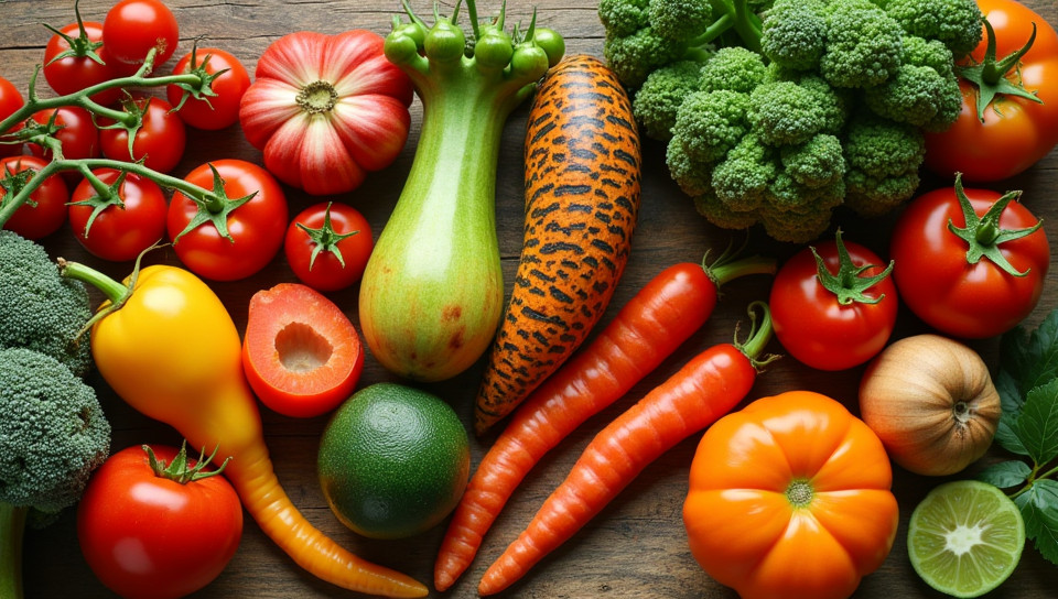 Many plant foods are rich in essential vitamins