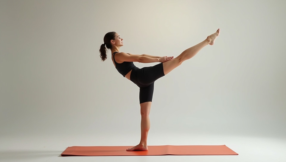 Yoga postures can help increase balance and stability slowly