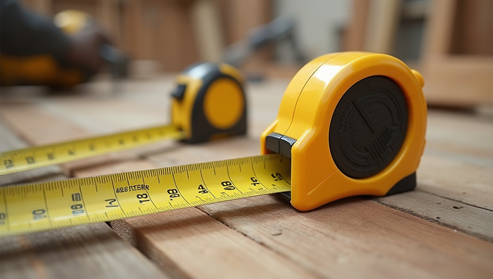 Measuring tapes ensure accurate measurements for projects