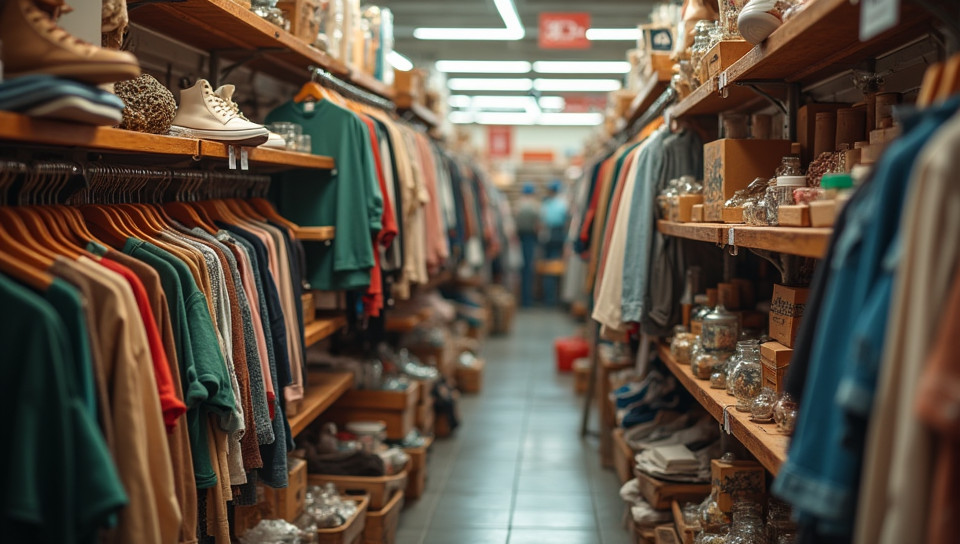 Reducing waste is one of the benefits of thrift shopping