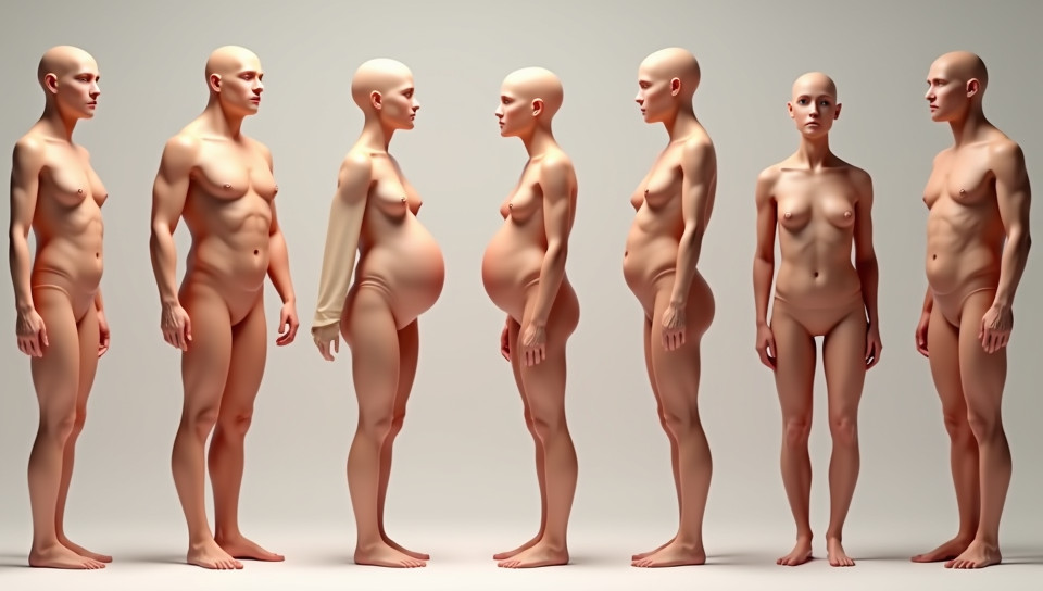 Human bodies come in various shapes and sizes naturally