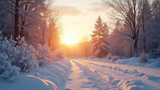 Sunlight is less common in winter