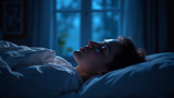 Bright light suppresses melatonin secretion at night