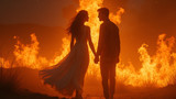 Lovers look for their oasis like men engulfed in flames