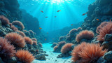 Artificial reefs are used in coral restoration projects