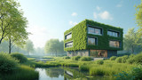 Energy efficiency is a key feature of green buildings