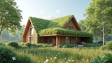 Materials used in green building insulation are non-recyclable