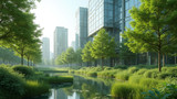 Vegetation helps reduce energy consumption in green buildings