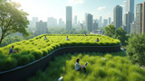 Green roofs improve building temperature regulation