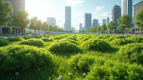 Green roofs reduce urban heat island effects