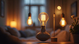 LED bulbs are used in smart home lighting