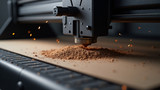 Industrial laser cutters can handle thick materials easily