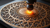 Laser cutting is used for custom designs