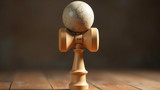 Balancing the ball is kendama's ultimate challenge