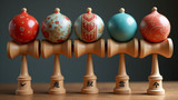 Kendamas come in various shapes and sizes