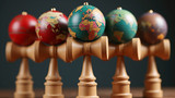 Kendama styles vary globally