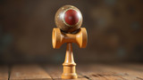 Kendama players need mental preparation before throwing