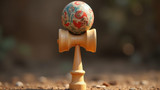 Concentration isn't needed for simple Kendama tricks