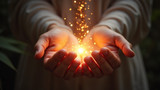 Energy healing involves transmitting energy through the hands