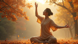 Qigong uses gentle movements