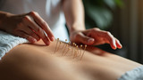 Acupuncturists use specialized training for treatments