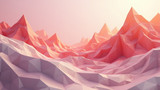 Low poly art features simple shapes and textures