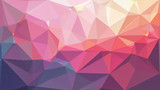 Low poly style uses geometric shapes