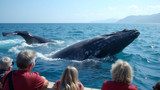 Tourists behave irresponsibly while watching whales