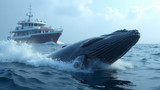 Whale watching vessels cause long-lasting disturbance