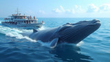 Whale watching tourism generates significant revenue