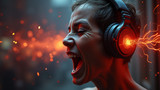 Loud noises can overwhelm and damage hearing