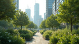 Urban gardening helps reduce air pollution levels