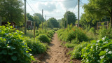 Community garden plots are typically small