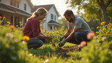 Neighbors develop close relationships through gardening