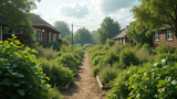 Overcrowding occurs in poorly planned community gardens