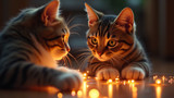 Cats are stimulated by shiny objects