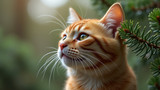 Ingestion of pine needles causes stomach upset in cats