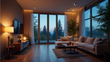 Smart home technology allows for hands-free lighting scene changes