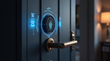 Smart door locks have fingerprint and face recognition