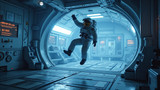 Zero-gravity environments are simulated during astronaut training sessions