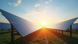 Solar power generates electricity through sunlight conversion